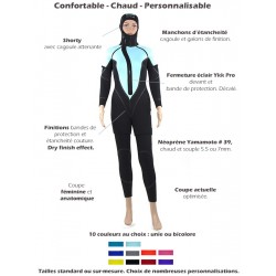 Combinaison humide | Shorty Bahia Voyageur | Femme