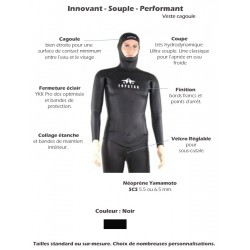 Combinaison Nage & Apnée | Veste SKY7 | Homme