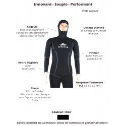 Combinaison Nage & Apnée | Veste Enya | Homme