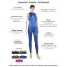 Combinaison Nage & Apnée | Blue lemon 0.5  | Femme